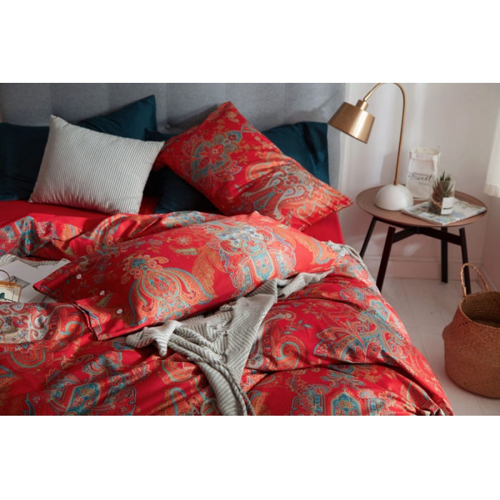 91家纺网 家纺一手货源 找家纺 优然居家纺  2018新款长绒棉印花第一批戴恩