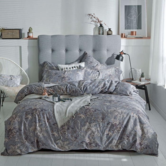 91家纺网 家纺一手货源 找家纺 优然居家纺  2018新款长绒棉印花第一批吉娜