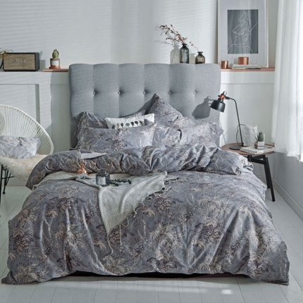 91家纺网 家纺一手货源 找家纺 优然居家纺  2018新款长绒棉印花第一批吉娜