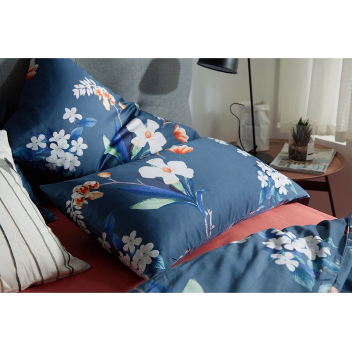 91家纺网 家纺一手货源 找家纺 优然居家纺  2018新款长绒棉印花第一批露琳