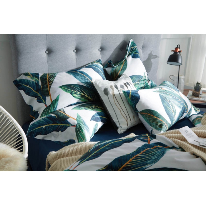 91家纺网 家纺一手货源 找家纺 优然居家纺  2018新款长绒棉印花第一批罗叶