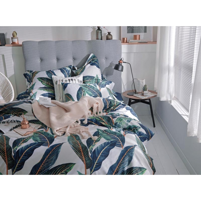 91家纺网 家纺一手货源 找家纺 优然居家纺  2018新款长绒棉印花第一批罗叶