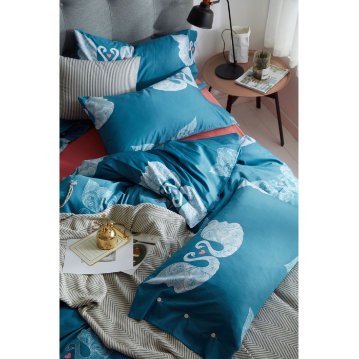 91家纺网 家纺一手货源 找家纺 优然居家纺  2018新款长绒棉印花第一批南茜