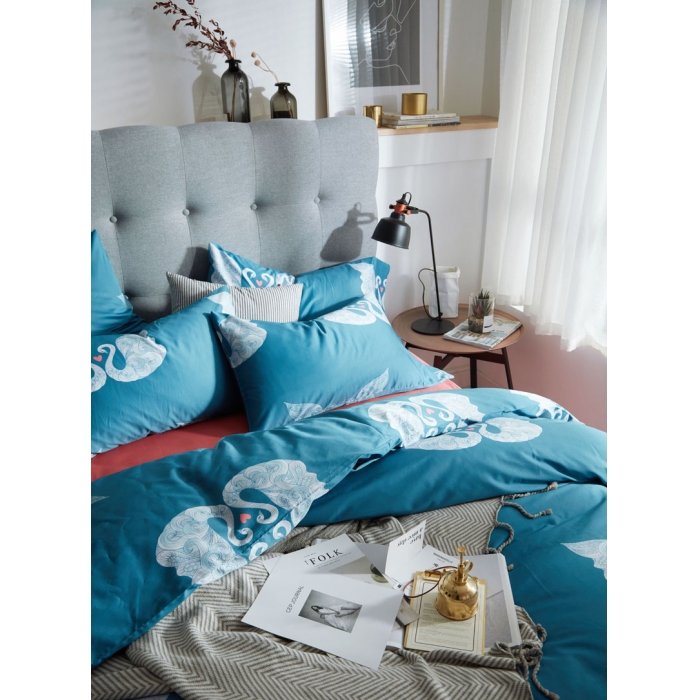 91家纺网 家纺一手货源 找家纺 优然居家纺  2018新款长绒棉印花第一批南茜