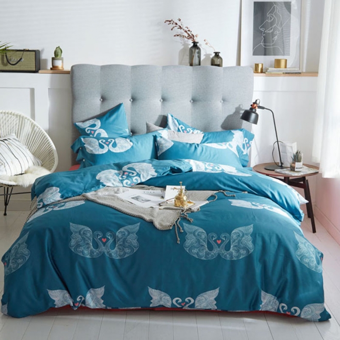 91家纺网 家纺一手货源 找家纺 优然居家纺  2018新款长绒棉印花第一批南茜