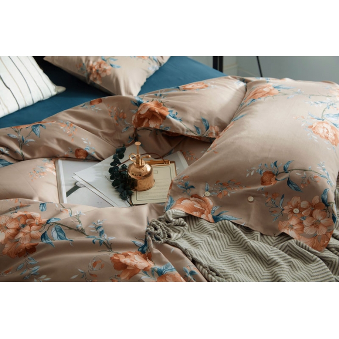 91家纺网 家纺一手货源 找家纺 优然居家纺  2018新款长绒棉印花第一批诺拉