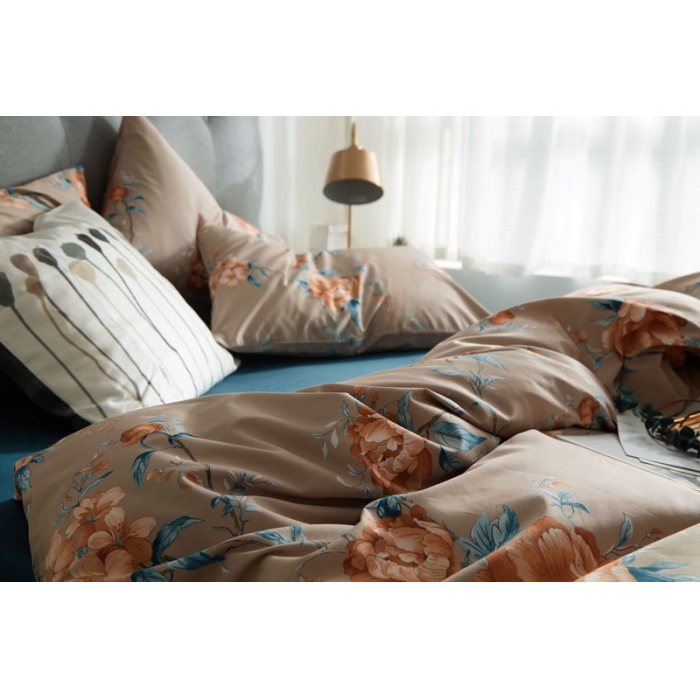 91家纺网 家纺一手货源 找家纺 优然居家纺  2018新款长绒棉印花第一批诺拉