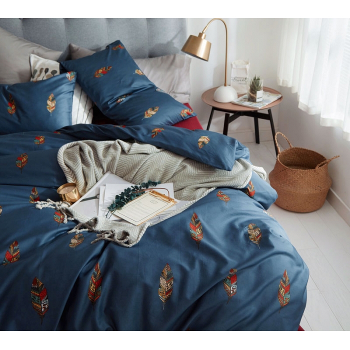 91家纺网 家纺一手货源 找家纺 优然居家纺  2018新款长绒棉印花第一批赛拉