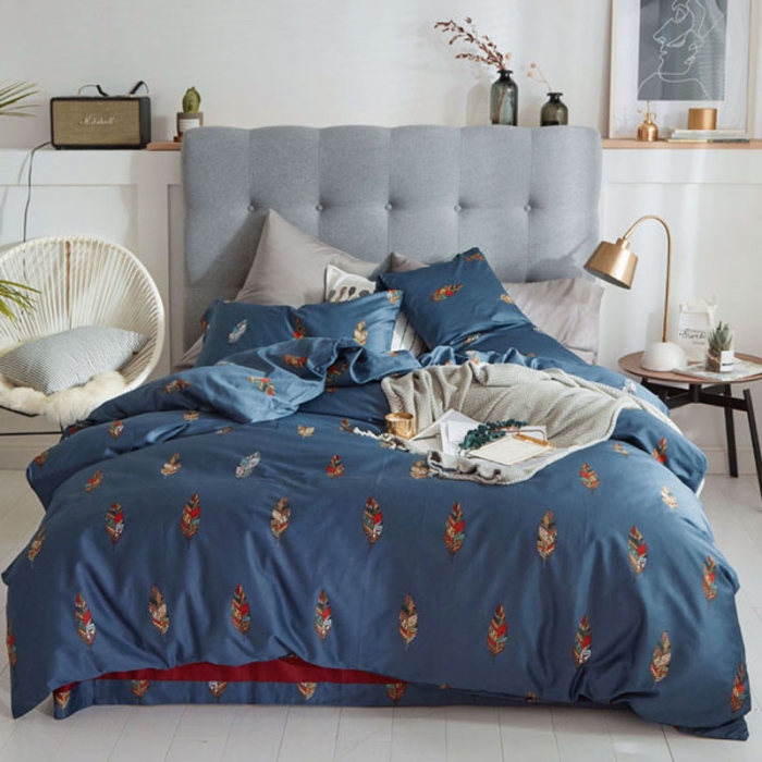 91家纺网 家纺一手货源 找家纺 优然居家纺  2018新款长绒棉印花第一批赛拉