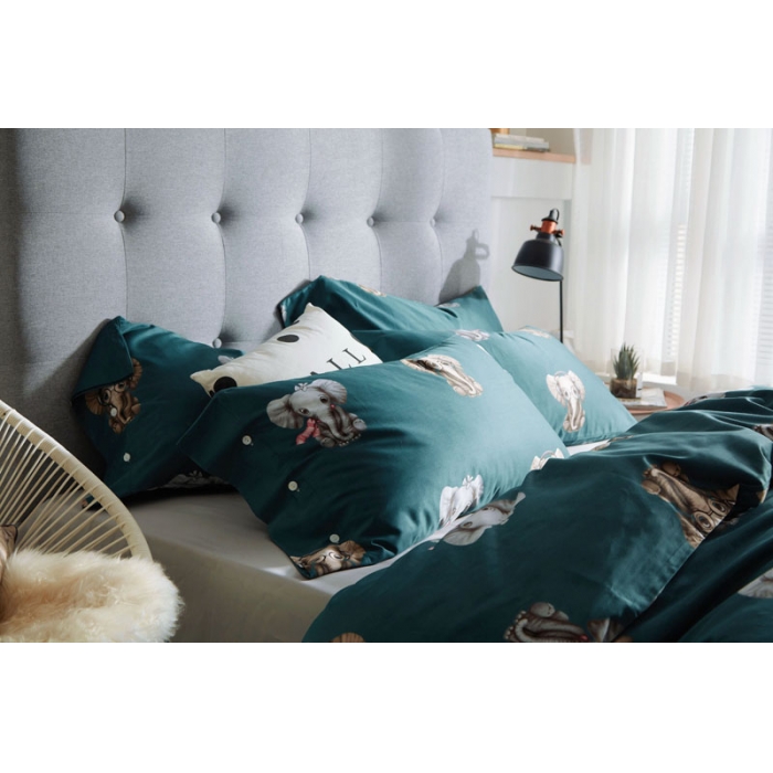 91家纺网 家纺一手货源 找家纺 优然居家纺  2018新款长绒棉印花第一批吉米