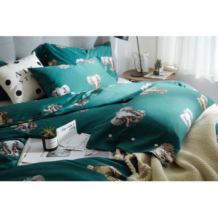 91家纺网 家纺一手货源 找家纺 优然居家纺  2018新款长绒棉印花第一批吉米