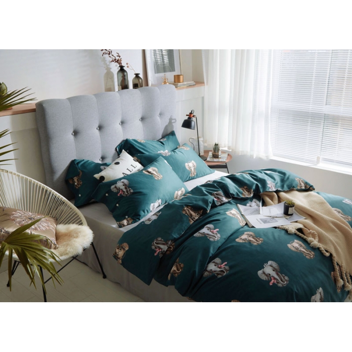 91家纺网 家纺一手货源 找家纺 优然居家纺  2018新款长绒棉印花第一批吉米