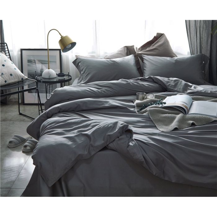 91家纺网 家纺一手货源 找家纺 （总）优然居 2018新款60s长绒棉贡缎四件套床单款
