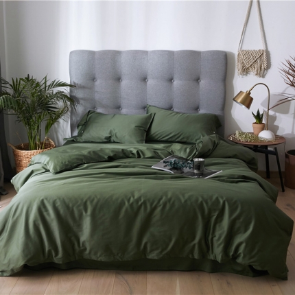 91家纺网 家纺一手货源 找家纺 （总）优然居 2018新款60s长绒棉贡缎四件套床单款