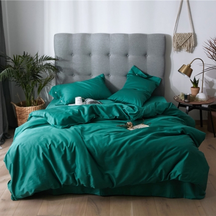 91家纺网 家纺一手货源 找家纺 （总）优然居 2018新款60s长绒棉贡缎四件套床单款