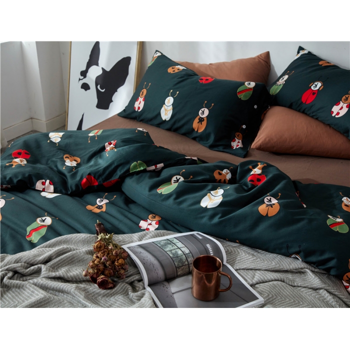 91家纺网 家纺一手货源 找家纺 （总）优然居 2018新款60S长绒棉印花四件套