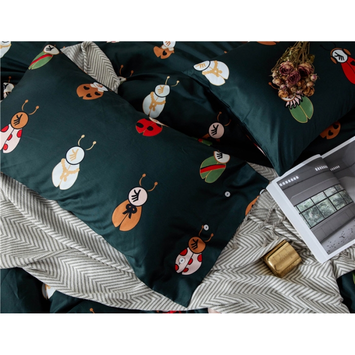 91家纺网 家纺一手货源 找家纺 （总）优然居 2018新款60S长绒棉印花四件套