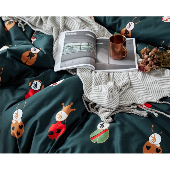 91家纺网 家纺一手货源 找家纺 （总）优然居 2018新款60S长绒棉印花四件套