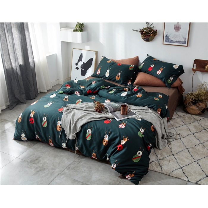 91家纺网 家纺一手货源 找家纺 （总）优然居 2018新款60S长绒棉印花四件套