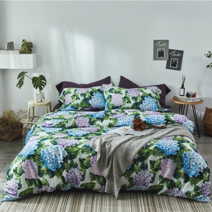 91家纺网 家纺一手货源 找家纺 （总）优然居 2018新款60S长绒棉印花四件套