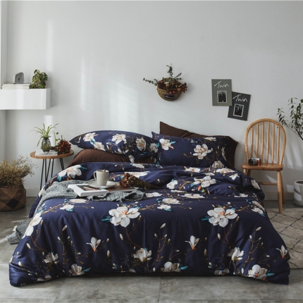 91家纺网 家纺一手货源 找家纺 （总）优然居 2018新款60S长绒棉印花四件套