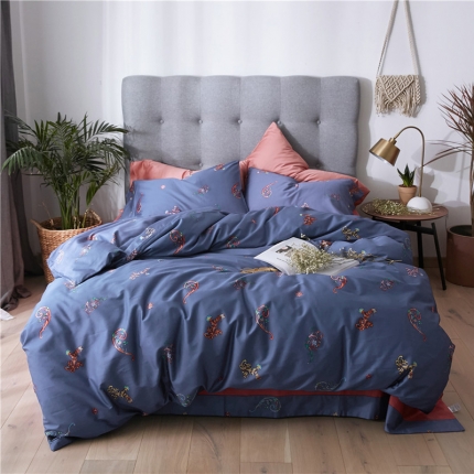 91家纺网 家纺一手货源 找家纺 （总）优然居 2018新款60S长绒棉印花四件套