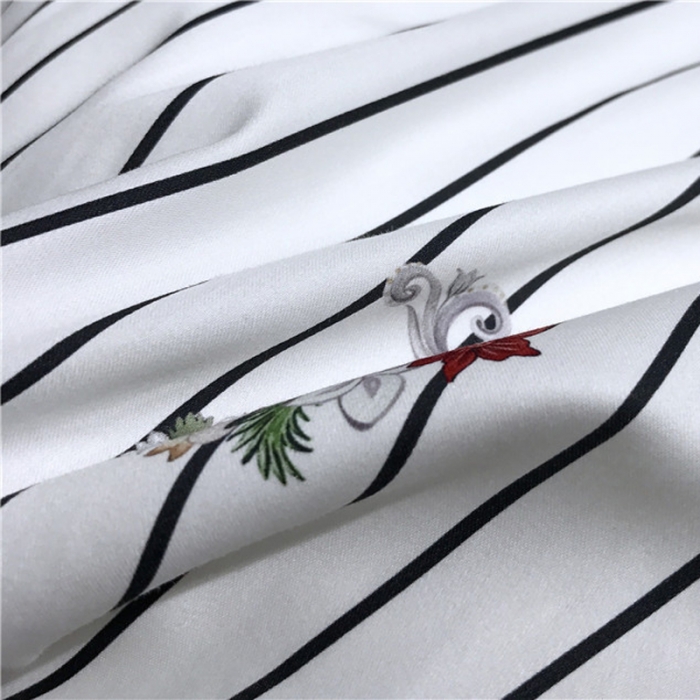 91家纺网 家纺一手货源 找家纺 优然居家纺 2019新款数码印花四件套 初恋白