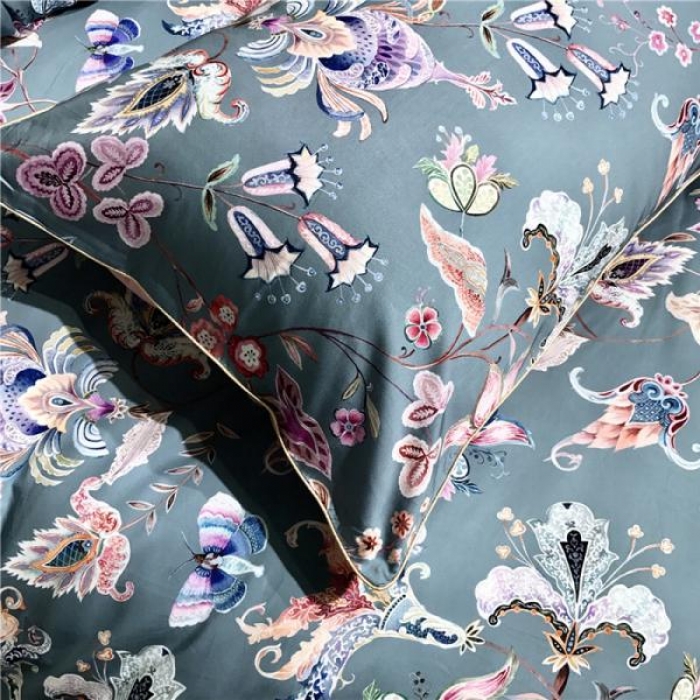 91家纺网 家纺一手货源 找家纺 优然居家纺 2019新款数码印花四件套 花之蝶