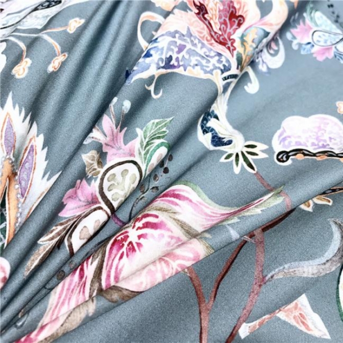 91家纺网 家纺一手货源 找家纺 优然居家纺 2019新款数码印花四件套 花之蝶