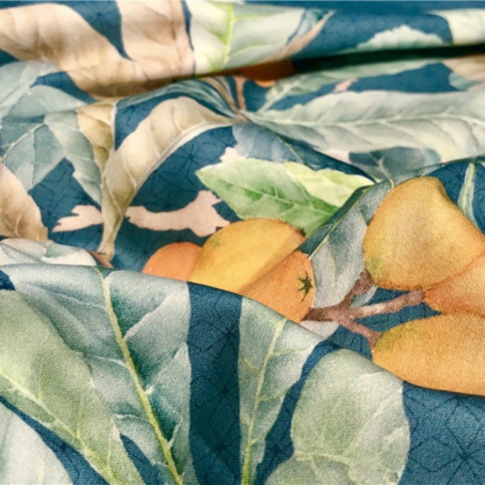 91家纺网 家纺一手货源 找家纺 优然居家纺 2019新款数码印花四件套 硕果累累