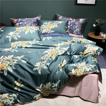 优然居家纺 2019新款数码印花四件套 硕果累累