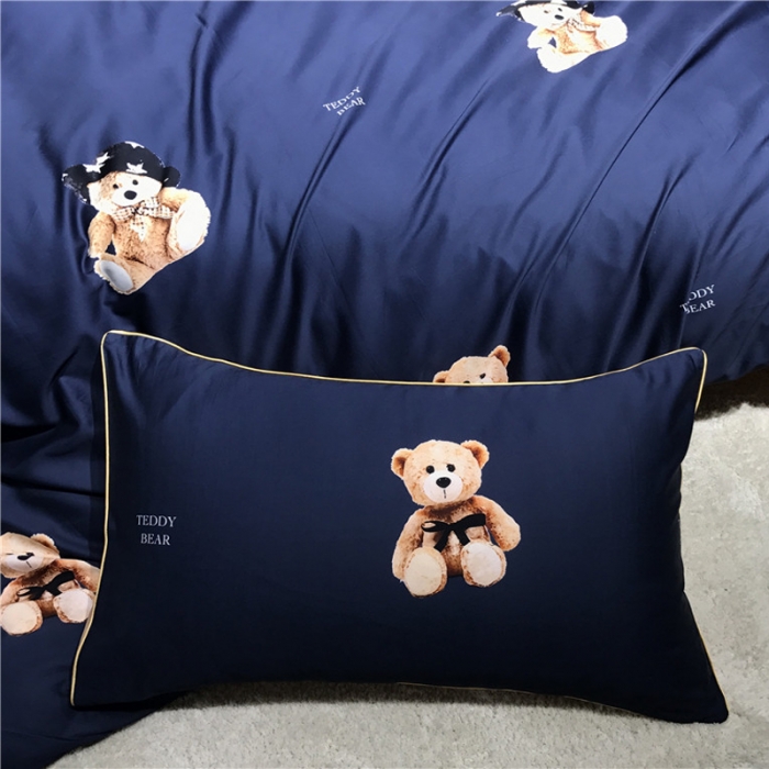 91家纺网 家纺一手货源 找家纺 优然居家纺 2019新款数码印花四件套 维尼