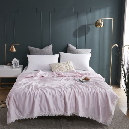 91家纺网 家纺一手货源 找家纺 优然居家纺 2019新款60支兰精天丝夏被 萝莉粉