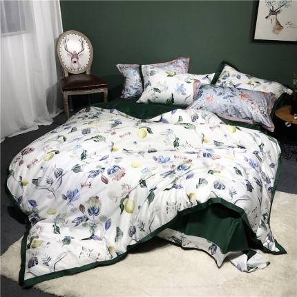 91家纺网 家纺一手货源 找家纺 （总）优然居 2019小边款数码印花四件套