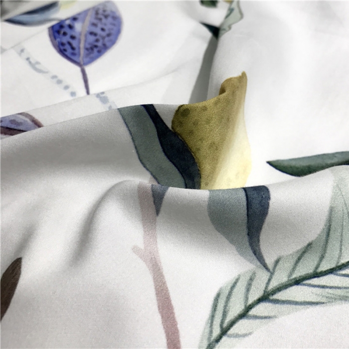 91家纺网 家纺一手货源 找家纺 优然居 2019小边款数码印花四件套 蒂娜