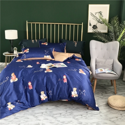 91家纺网 家纺一手货源 找家纺 （总）优然居家纺 2019春新款数码印花四件套