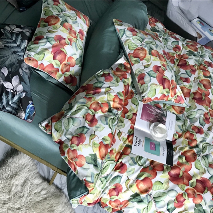 91家纺网 家纺一手货源 找家纺 优然居家纺 2019春新款数码印花四件套玛琪