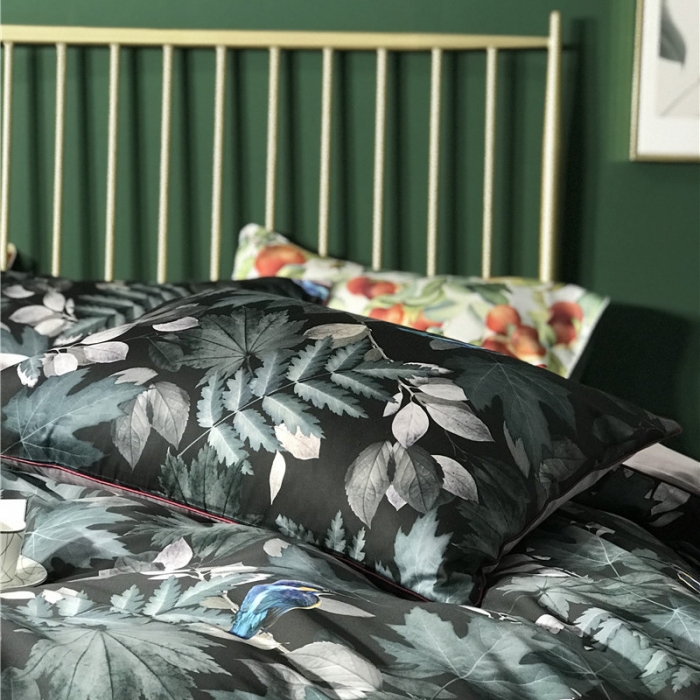 91家纺网 家纺一手货源 找家纺 优然居家纺 2019春新款数码印花四件套肖娜