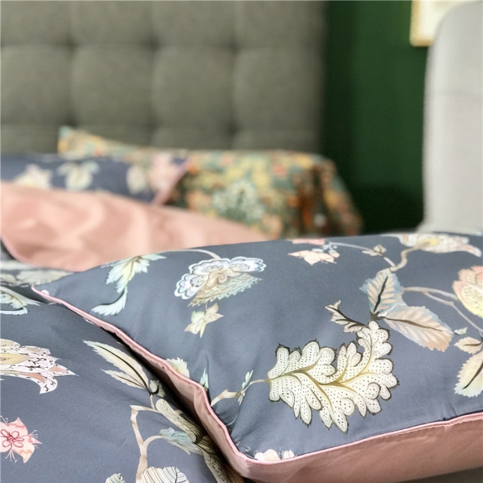 91家纺网 家纺一手货源 找家纺 优然居家纺 2019春新款数码印花四件套尤娜