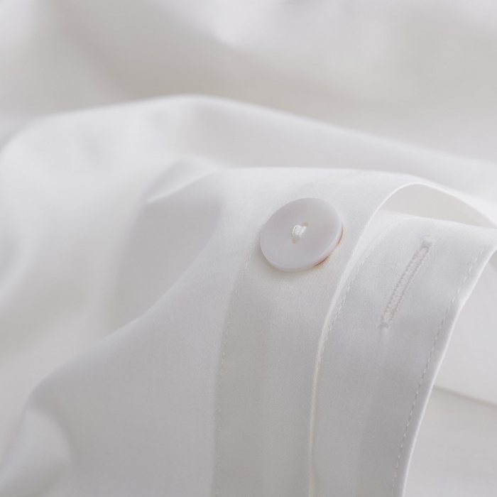 91家纺网 家纺一手货源 找家纺 优然居家纺 60支长绒棉纯色四件套牛奶白