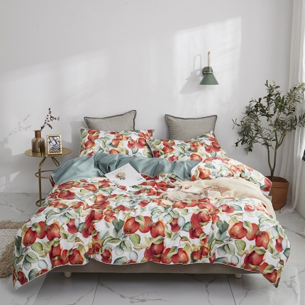 91家纺网 家纺一手货源 找家纺 （总）优然居家纺 2019数码印花长绒棉四件套