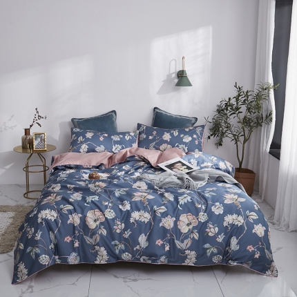 91家纺网 家纺一手货源 找家纺 （总）优然居家纺 2019数码印花长绒棉四件套