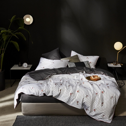 91家纺网 家纺一手货源 找家纺 （总）优然居家纺 2019数码印花长绒棉四件套