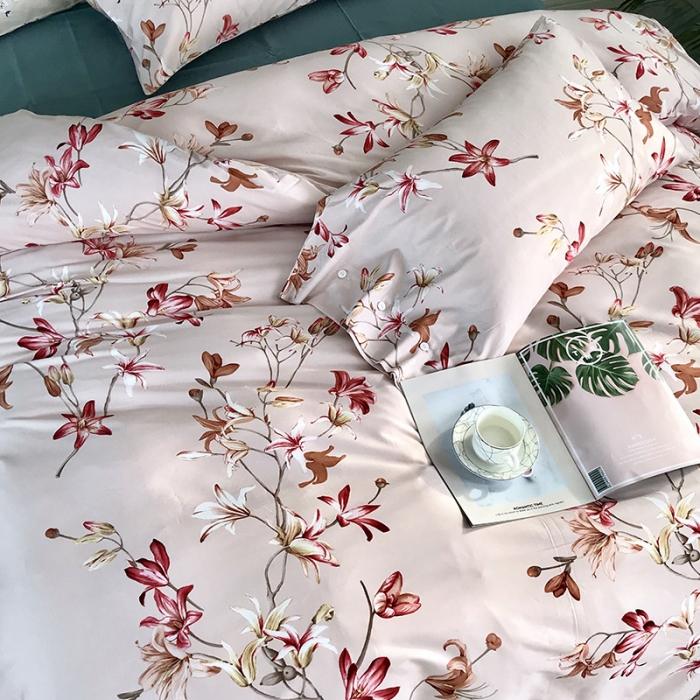 91家纺网 家纺一手货源 找家纺 优然居家纺 2019活性印花四件套新款 艺夏