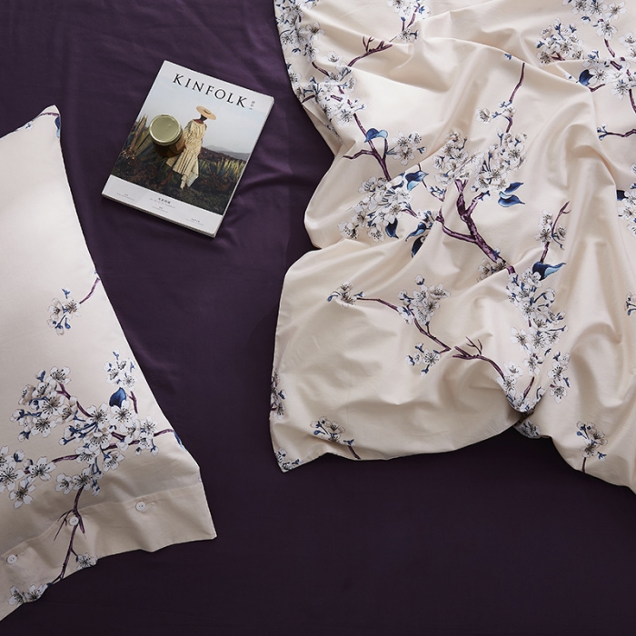 91家纺网 家纺一手货源 找家纺 优然居家纺 2019活性印花四件套新款 琦丽儿