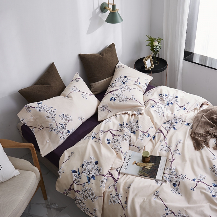 91家纺网 家纺一手货源 找家纺 优然居家纺 2019活性印花四件套新款 琦丽儿