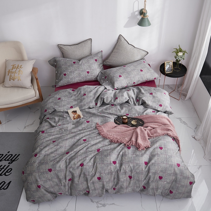 91家纺网 家纺一手货源 找家纺 优然居家纺 2019活性印花四件套新款 英格