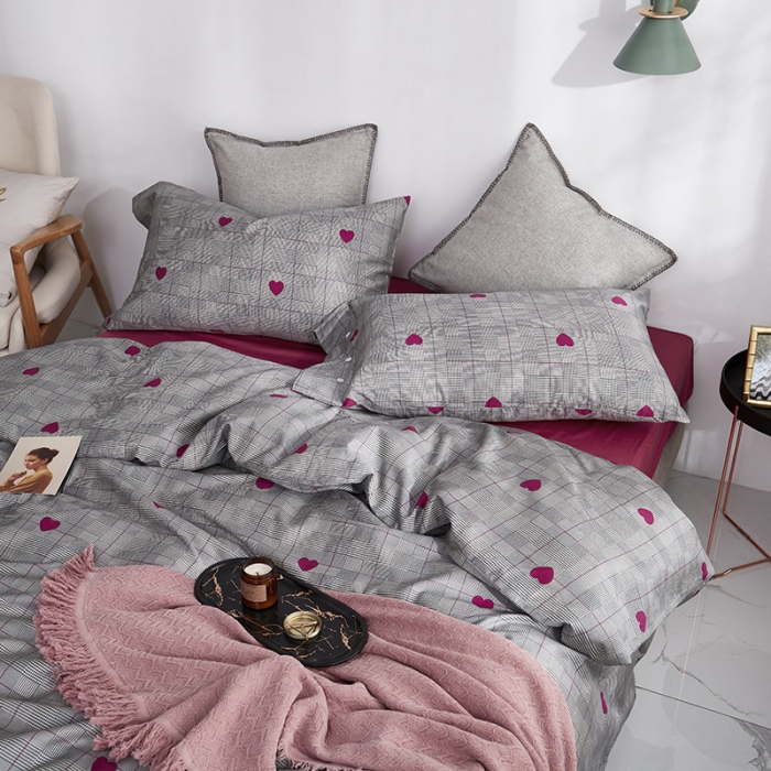 91家纺网 家纺一手货源 找家纺 优然居家纺 2019活性印花四件套新款 英格