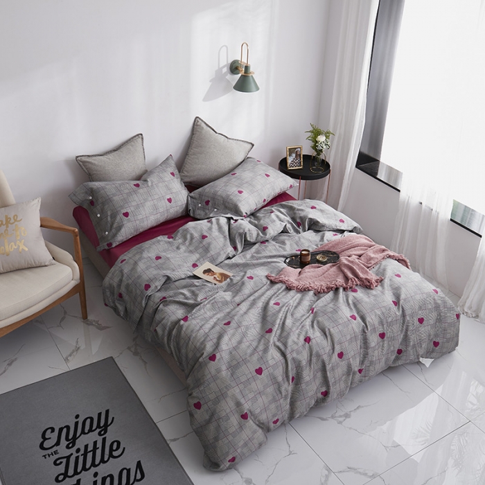 91家纺网 家纺一手货源 找家纺 优然居家纺 2019活性印花四件套新款 英格