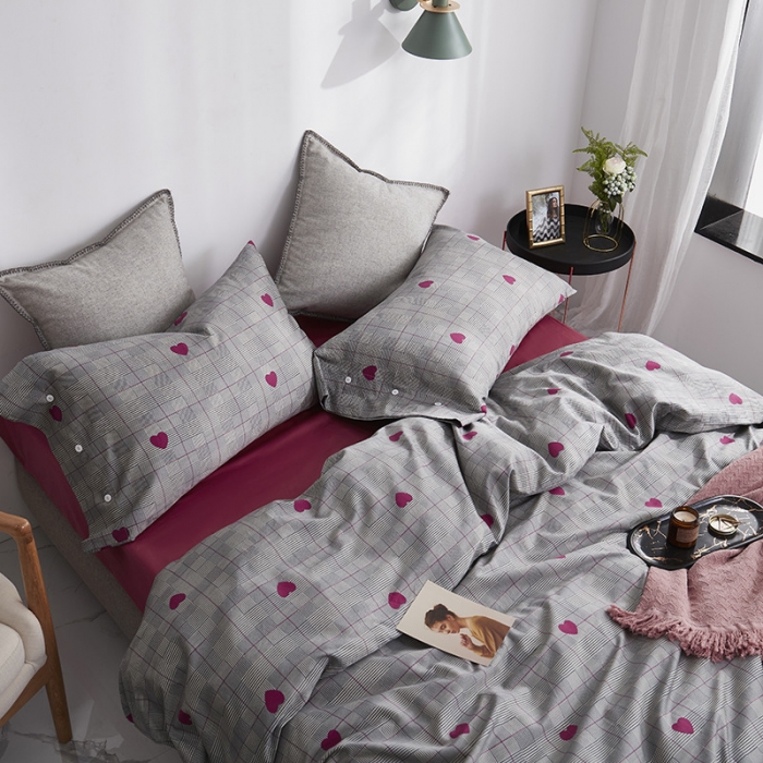 91家纺网 家纺一手货源 找家纺 优然居家纺 2019活性印花四件套新款 英格